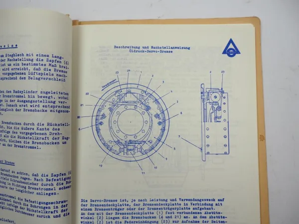 Perrot Bremsen für Nutzfahrzeuge Baumaschinen Stapler Beschreibung Einstellung