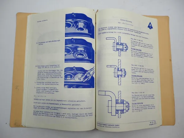 Perrot Bremsen für Nutzfahrzeuge Baumaschinen Stapler Beschreibung Einstellung