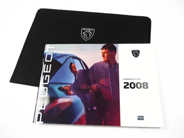 Peugeot 2008 Betriebsanleitung Kurzanleitung mit Bordmappe 2025 Deutsch