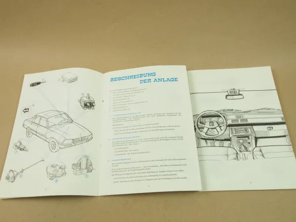 Peugeot 205 305 405 505 604 Geschwindigkeitsregelanlage Bordcomputer