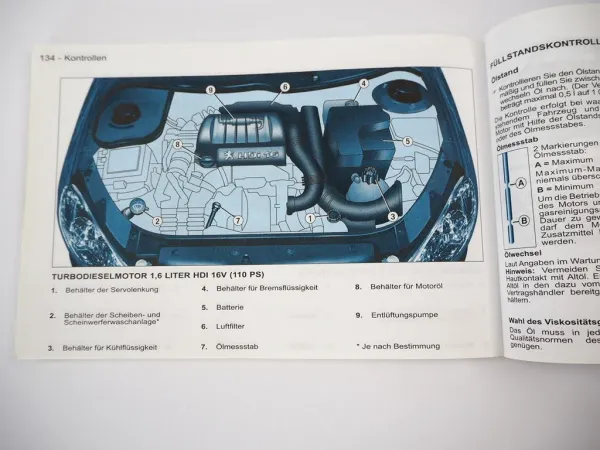 Peugeot 206 + SW Betriebsanleitung Bedienungsanleitung 7/2004 Bordbuch deutsch