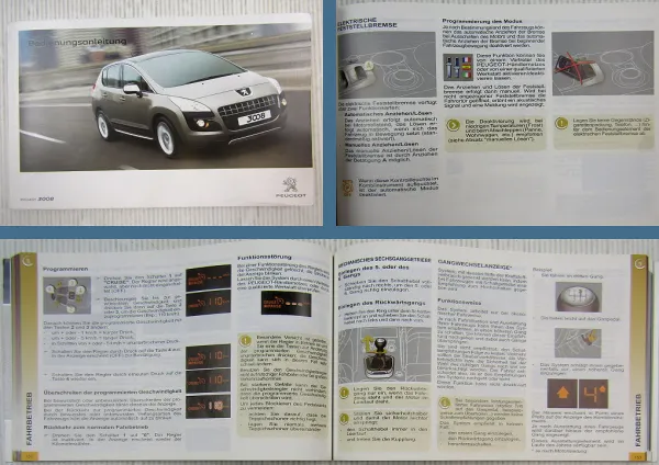Peugeot 3008 Bedienung Betriebsanleitung Technische Daten 2011