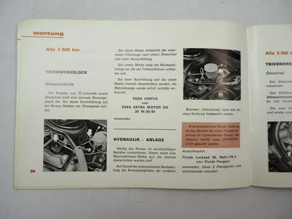 Peugeot 304 Limousine Motor XL3 Betriebsanleitung Bedienungsanleitung 1971