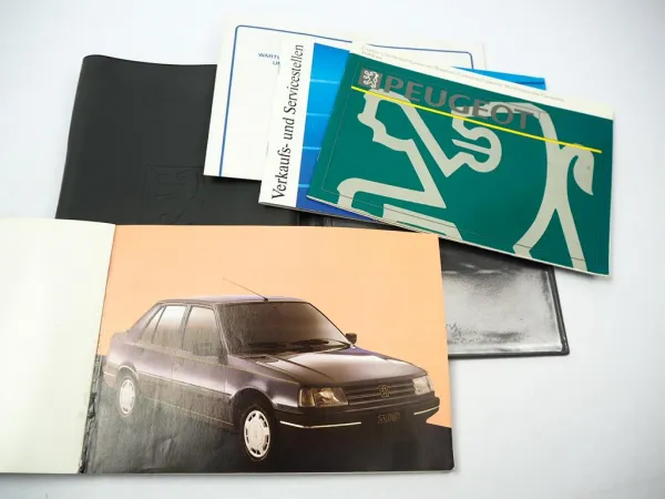Peugeot 309 Bedienungsanleitung Notice DUtilisation Bordmappe 1991