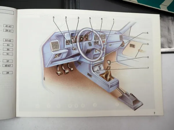 Peugeot 309 Bedienungsanleitung Notice DUtilisation Bordmappe 1991