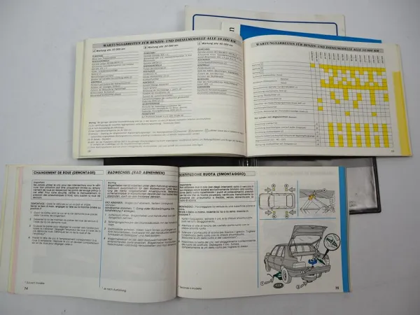 Peugeot 309 Bedienungsanleitung Notice DUtilisation Bordmappe 1991