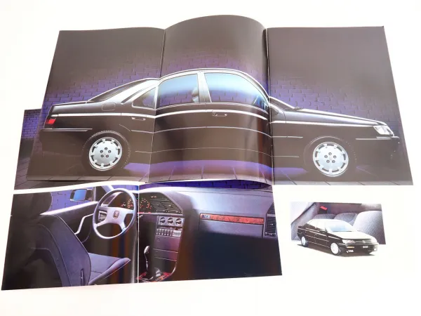 Peugeot 605 3x Prospekt Technische Daten Ausstattung 1991/93