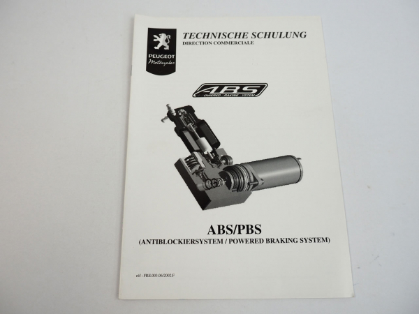 Peugeot ABS PBS für z.B. Elystar Motorroller Technische Schulung 2002