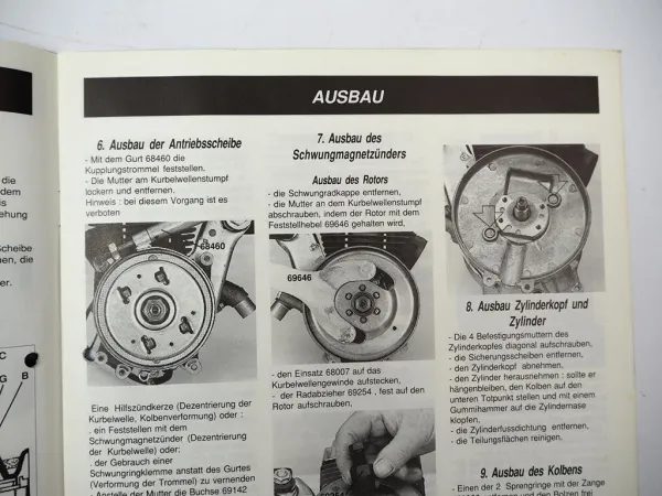 Peugeot MTC Mofa 50 ccm Werkstatthandbuch Instandsetzung Reparaturanleitung 1993