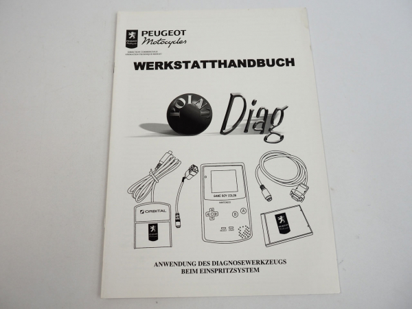 Peugeot Point Diag Diagnosegerät für z.B. Elystar Motorroller Werkstatthandbuch
