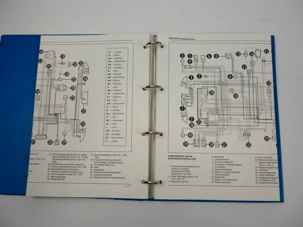 Piaggio Hexagon GT250 Motorroller Werkstatthandbuch Reparaturanleitung 1998