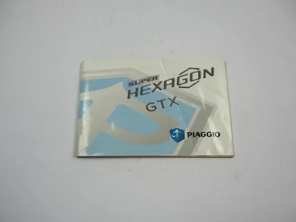 Piaggio Super Hexagon GTX 125 180 Betriebsanleitung Bedienungsanleitung 2000