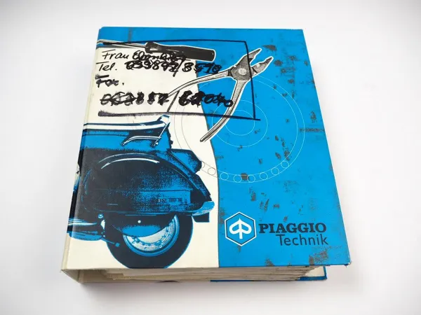 Piaggio Vespa Technische Inforrmationen Schaltpläne 1990 bis 1997