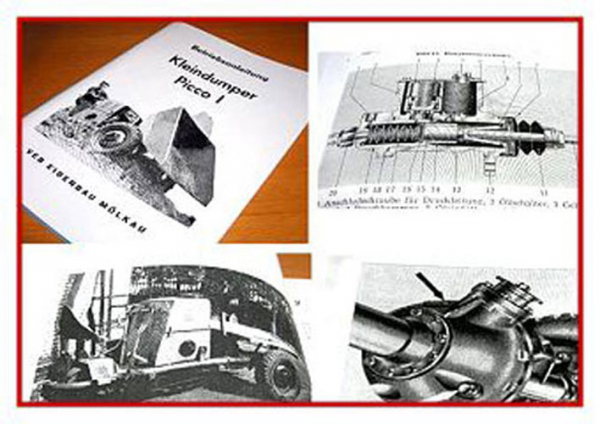 Picco 1 Kleindumper Betriebsanleitung 1961
