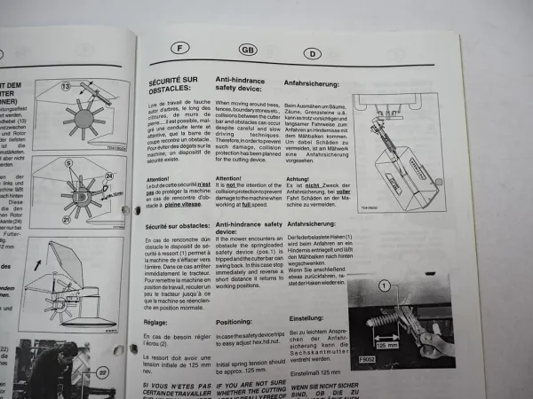 Pöttinger CAT230 plus PTM331 Mäher Betriebsanleitung Ersatzteilliste Reparatur Pöttinger CAT230 plus PTM331 Mäher Betriebsanleitung Ersatzteilliste Reparatur