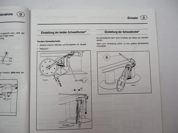 Pöttinger CAT 270 plus PTM 338 Mäher Betriebsanleitung Ersatzteilliste