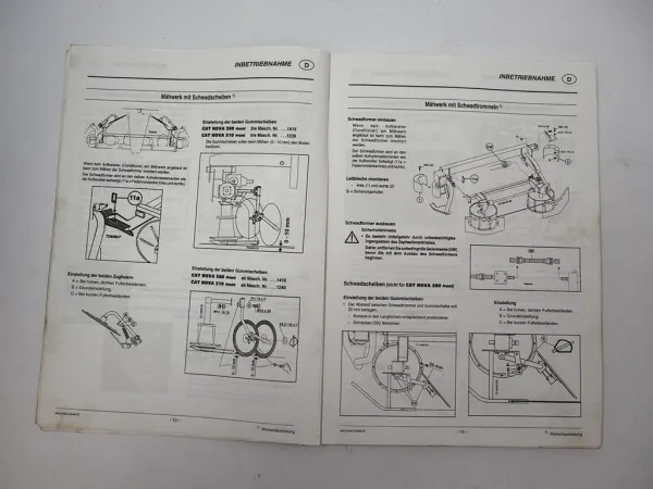 Pöttinger CAT Nova 310 front PSM362 Mäher Betriebsanleitung ETL Reparaturanleitung