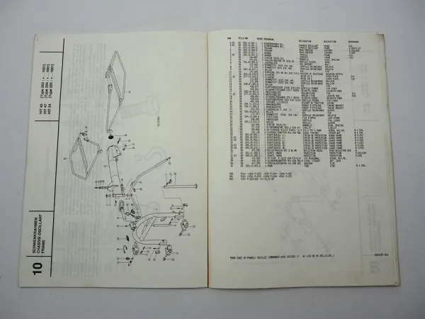 Pöttinger HIT 30 40 47 54 H A N Zettkreisel Bedienungsanleitung Ersatzteilliste