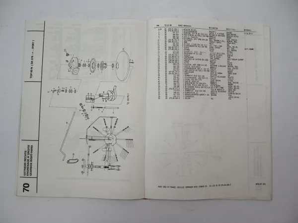Pöttinger TOP60N Typ SK278 Schwadkreisel Betriebsanleitung Ersatzteilliste 1991