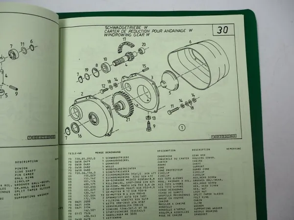 Pöttinger ZK52 A HN Hydro Zettkreisel Betriebsanleitung Ersatzteilliste 1980er J.