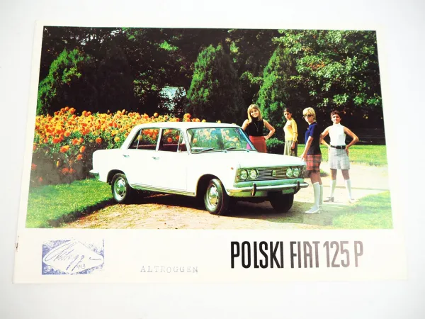 Polski Fiat 125P PKW Prospekt 1969