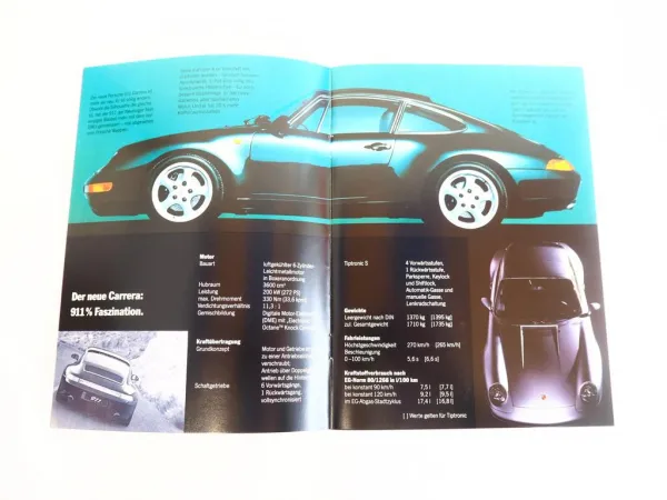 Porsche 911 Carrera 928 968 Prospekt 1994
