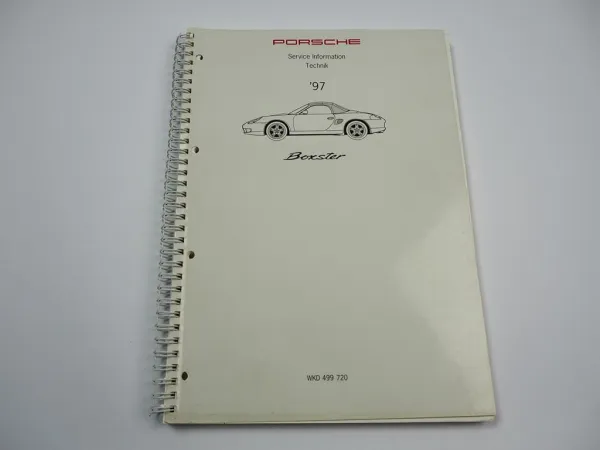 Porsche Boxster Service Information Technik 1997 Englisch