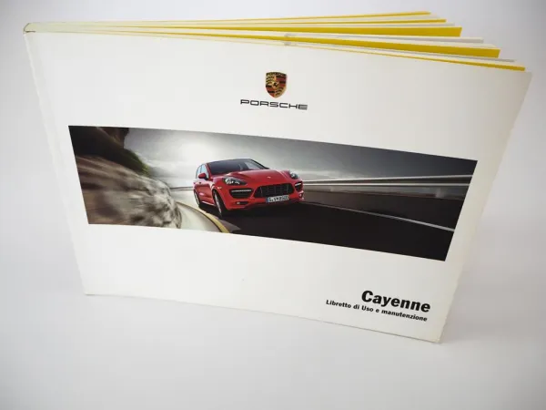 Porsche Cayenne GTS Turbo S Diesel 092A Libretto di Uso e manutenzione 7/2012