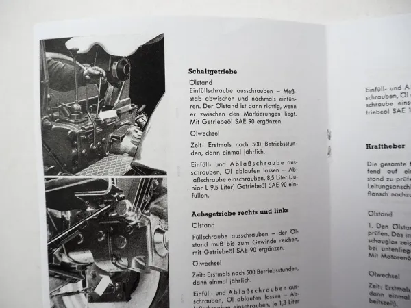 Porsche Junior Diesel Bedienungsanleitung