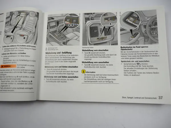 Porsche Macan 95B 3.0 S / 3.6 Turbo Betriebsanleitung Bedienungsanleitung 6/2014