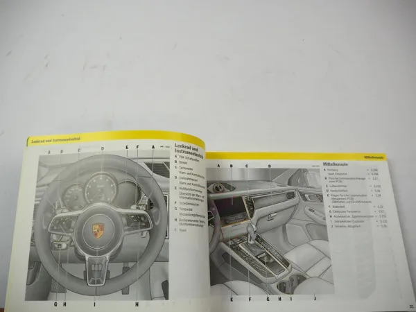 Porsche Macan 95B Betriebsanleitung Bedienungsanleitung Bordbuch 9/2015