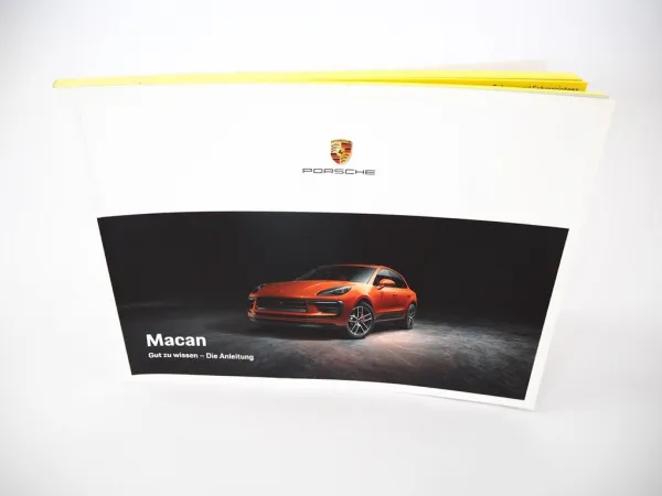 Porsche Macan 95B T S GTS Betriebsanleitung Bedienung Bordbuch 6/2022 Deutsch