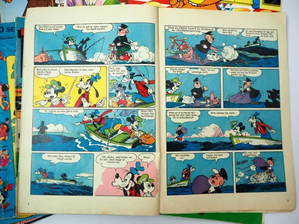 Posten 26x Comic Kinderzeitschrift Malbuch 1970/80er Jahre
