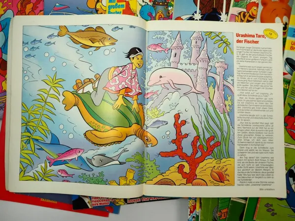 Posten 26x Comic Kinderzeitschrift Malbuch 1970/80er Jahre