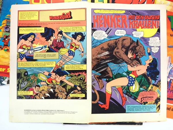 Posten 27x Comic Superman Wundergirl Perry Batman Spinne 1970/80er Jahre