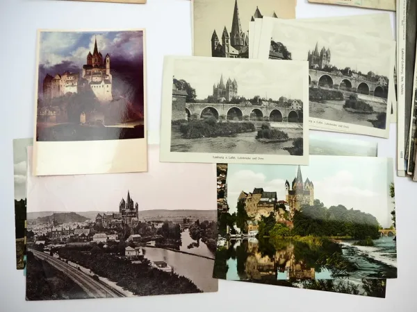 Posten Fotos Bilder Limburg Lahn Dom Stadtansicht ca. 1920er bis 1980er Jahre