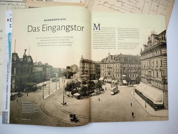 Posten Mainz Rechnungen ab 1850 Belege Stadtpläne Zeitschrift Unsere Geschichte