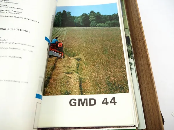 Posten Original Prospekte Landtechnik Mähwerke im Archivkasten ca. 1970/80er J.