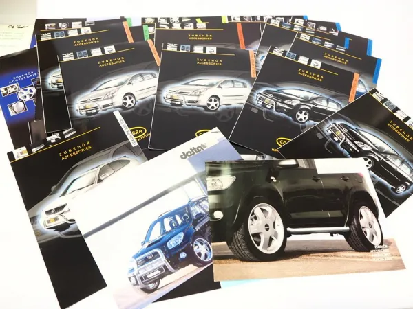 Posten Original Prospekte Preisliste Cobra Zubehör für Toyota Lexus 2004/05