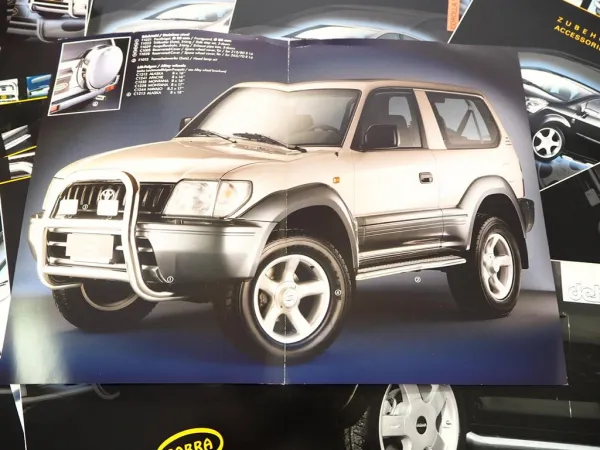 Posten Original Prospekte Preisliste Cobra Zubehör für Toyota Lexus 2004/05