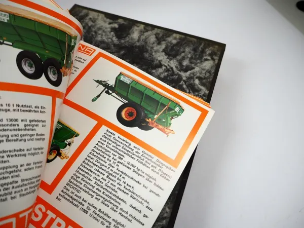 Posten Original Prospekte Prüfberichte Rotina Düngetechnik in Archivkasten