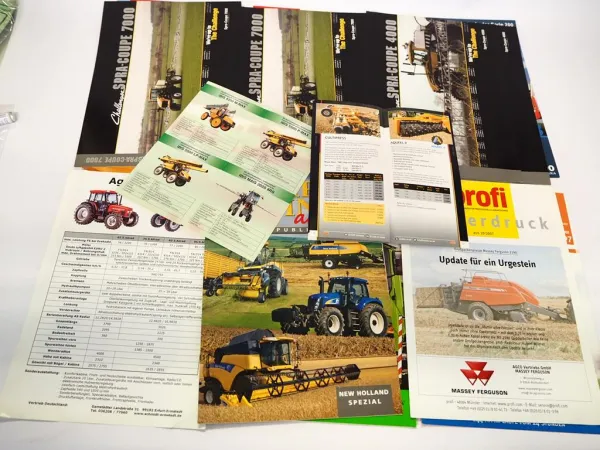 Posten Original Prospekte Schlepper Hoftraktoren ca. 2000er Jahre