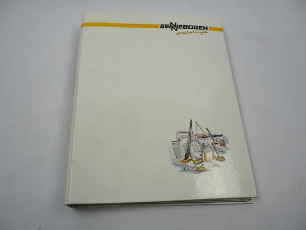 Posten Original Prospekte Sennebogen Seilbagger Teleskopkran 1990er Jahre