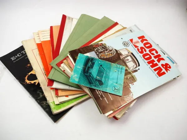 Posten Prospekte Betriebsanleitungen Ersatzteillisten Landtechnik 1970/1990er J.