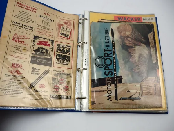 Posten Prospekte ca. 60 Stück 1930 - 1960 Werkzeug Technik Steingut Öfen usw.