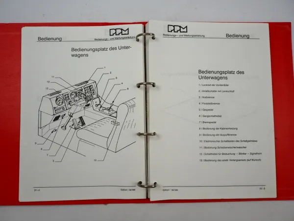 PPM ATT 350 Mobilkran Betriebsanleitung Wartung Lasttabellen 1996/97
