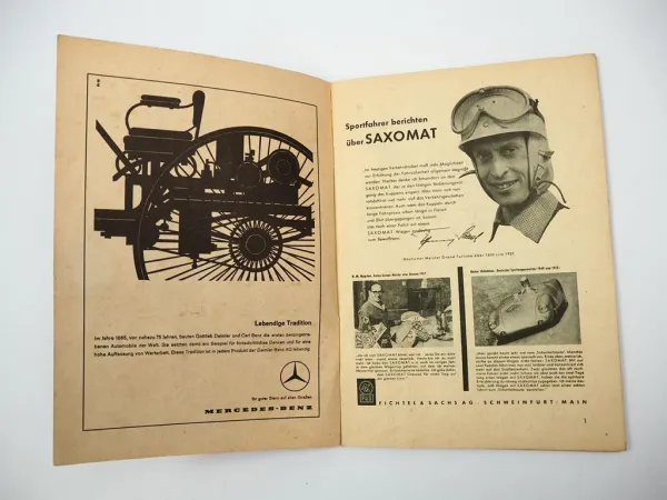 Programmheft Int. Solitude Rennen Motorrad Rennwagen Formel 2 1960 Stuttgart