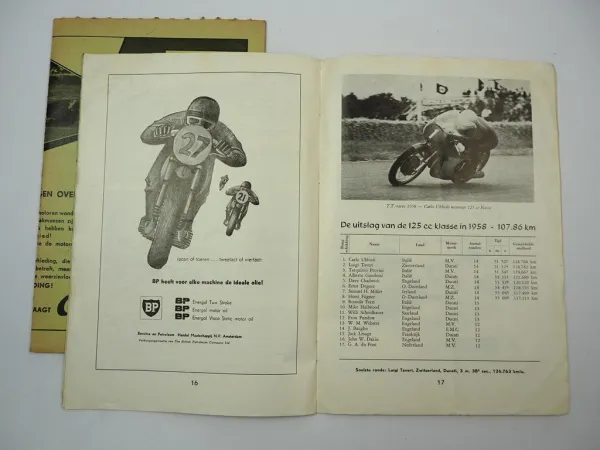 Programmheft TT Grote Prijs van Nederland Drenthe Motorrad Rennen 1959