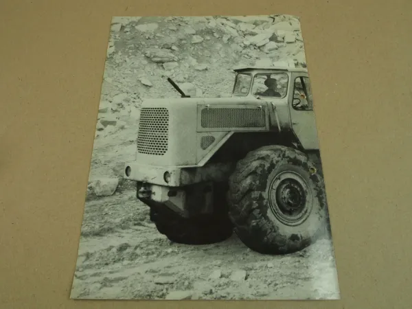 Prospekt Ahlmann Bray 560 570 Schaufellader mit Leyland Motor 1964
