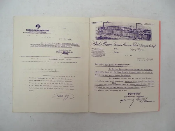 Prospekt B. J. Maul Eschweiler Patent Gebrauchsmuster Verwertung ca. 1920er J.